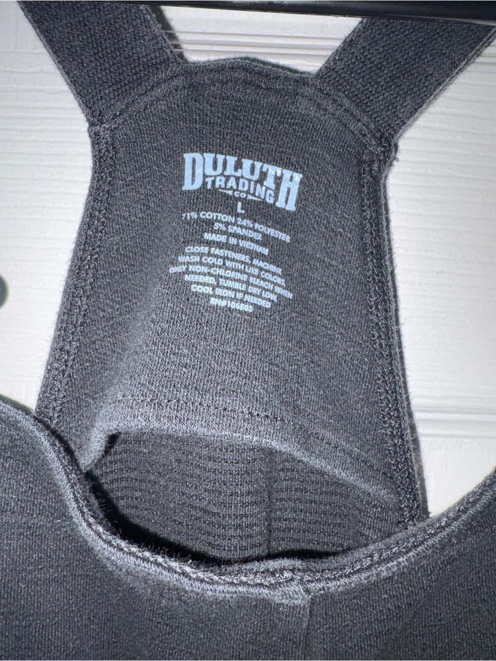 Duluth Trading Co Black Women's Overalls Jumpsuit - Picture 3 of 3